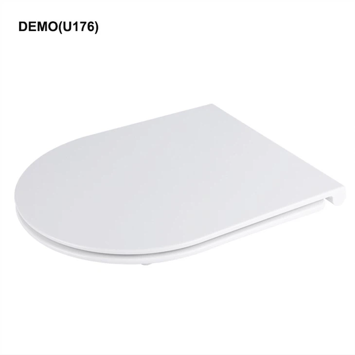 ঢাকনা সহ U আকৃতির টয়লেট সিট