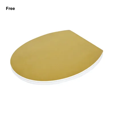 গোল্ড গ্লিটার টয়লেট সিট